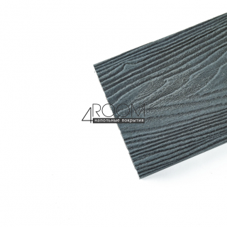 Террасная доска МПК "Верста" 150х24 3D тиснение, серый