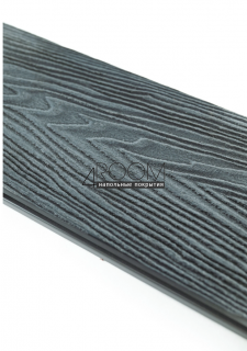 Террасная доска МПК "Верста" 150х24 3D тиснение, серый