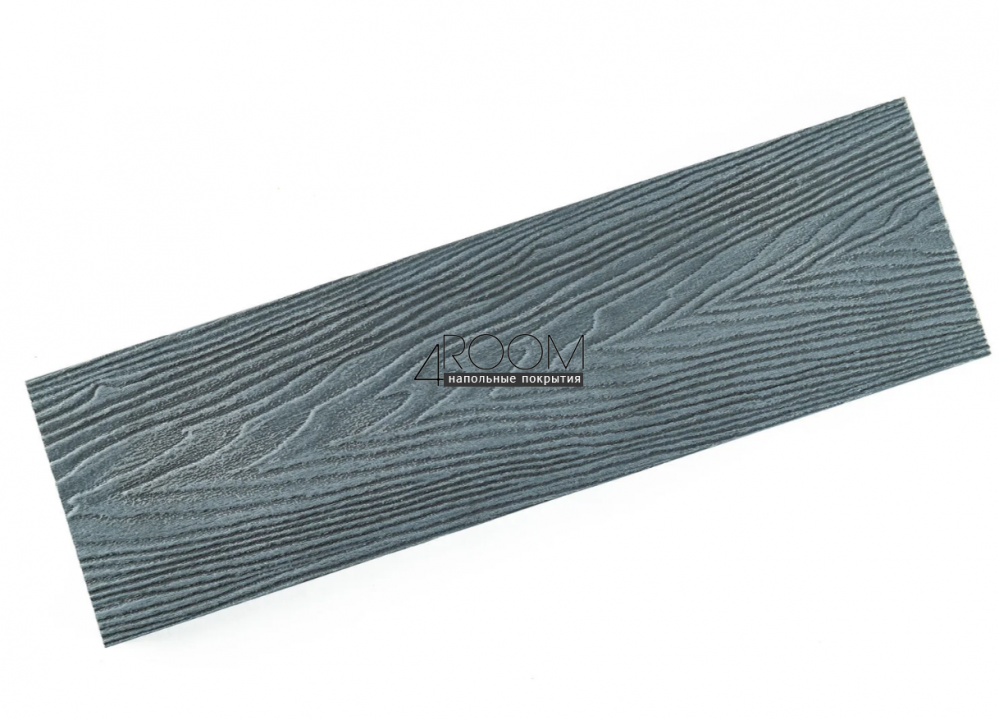 Террасная доска МПК "Верста" 150х24 3D тиснение, серый