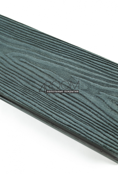 Террасная доска МПК "Верста" 150х24 3D тиснение, графит