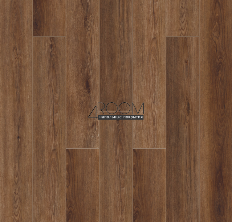Кварц-виниловая клеевая LVT плитка Акпласт Wood 4V LVT Дуб Регин W LVT 017, 1200х180х2,5мм/0,3мм, 34/43 класс