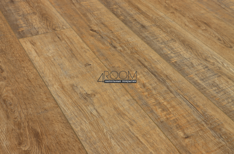 Кварц-виниловая клеевая LVT плитка Акпласт Wood 4V LVT Дуб Робуста W LVT 015, 1200х180х2,5мм/0,3мм, 34/43 класс
