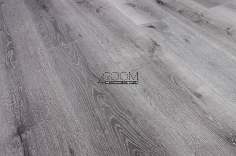 Кварц-виниловая клеевая LVT плитка Акпласт Wood 4V LVT Дуб Серый W LVT 010, 1200х180х2,5мм/0,3мм, 34/43 класс