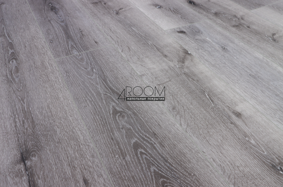 Кварц-виниловая клеевая LVT плитка Акпласт Wood 4V LVT Дуб Серый W LVT 010, 1200х180х2,5мм/0,3мм, 34/43 класс