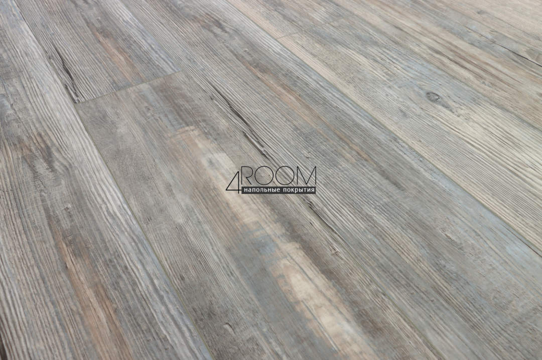 Кварц-виниловая клеевая LVT плитка Акпласт Wood 4V LVT Сосна Монблан W LVT 016, 1200х180х2,5мм/0,3мм, 34/43 класс