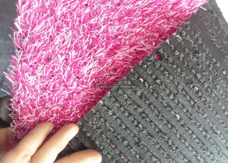 Искусственная трава Deco Pink Деко Розовая 20 мм