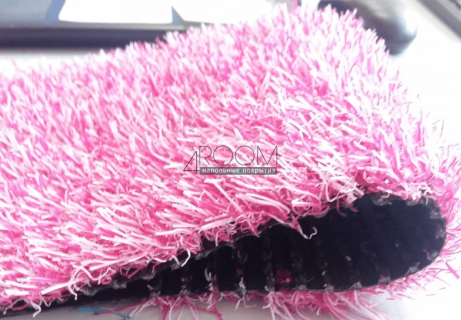 Искусственная трава Deco Pink Деко Розовая 20 мм