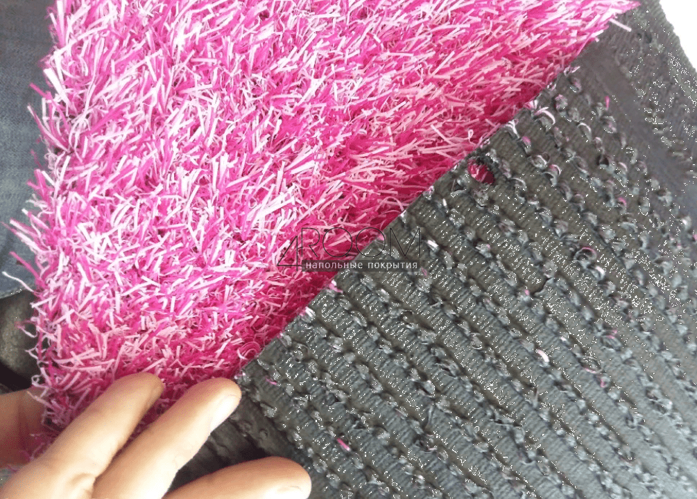 Искусственная трава Deco Pink Деко Розовая 20 мм