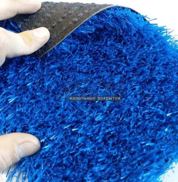 Искусственная трава Deco Royal Blue Деко Синяя 20 мм
