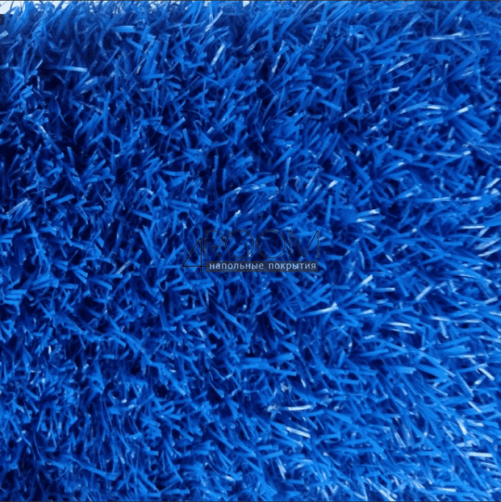Искусственная трава Deco Royal Blue Деко Синяя 20 мм