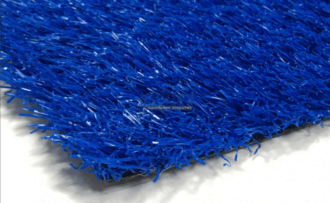 Искусственная трава Deco Royal Blue Деко Синяя 20 мм