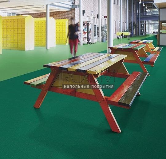 Натуральный линолеум Marmoleum Solid Piano (Мармолеум Пиано) 3649/364935 greenwood