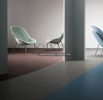 Натуральный линолеум Marmoleum Solid Walton (Мармолеум Валтон) 3367/336735 alloy