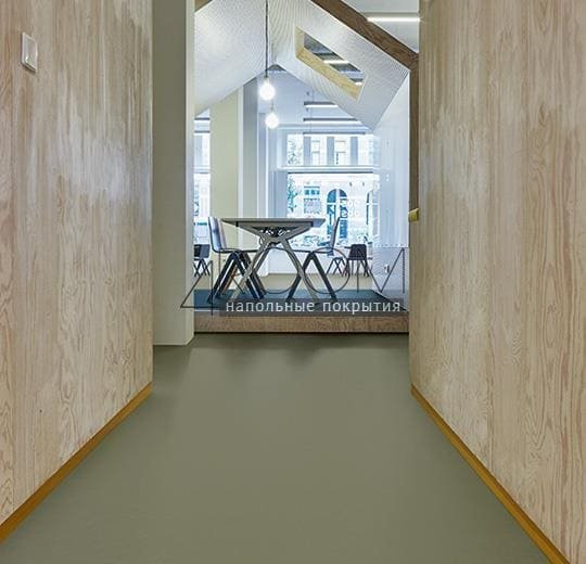 Натуральный линолеум Marmoleum Solid Walton (Мармолеум Валтон) 3355/335535 rosemary green