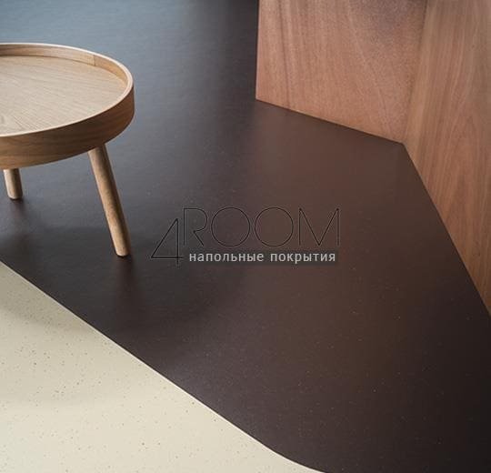 Натуральный линолеум Marmoleum Solid Cocoa (Мармолеум Кокао) 3581/358135 dark chocolate