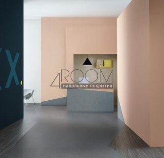 Натуральный линолеум Marmoleum Striato Original  (Мармолеум Стриато Ориджинал) 5237 black sheep