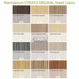 Натуральный линолеум Marmoleum Striato Original  (Мармолеум Стриато Ориджинал) 5218 Welsh moor