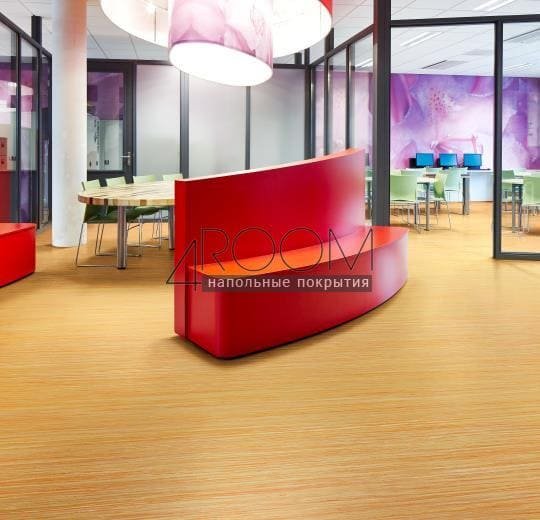 Натуральный линолеум Marmoleum Striato Colour (Мармолеум Стриато Колор) 5241 sunshine yellow