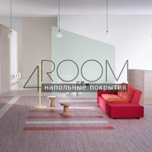 Натуральный линолеум Marmoleum Striato Colour (Мармолеум Стриато Колор) 5242 red roses