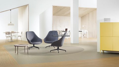 Натуральный линолеум Marmoleum Striato Colour (Мармолеум Стриато Колор) 5246 orange highlights
