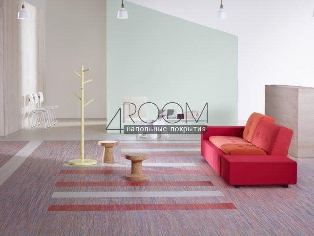 Натуральный линолеум Marmoleum Striato Colour (Мармолеум Стриато Колор) 5221 colour stream