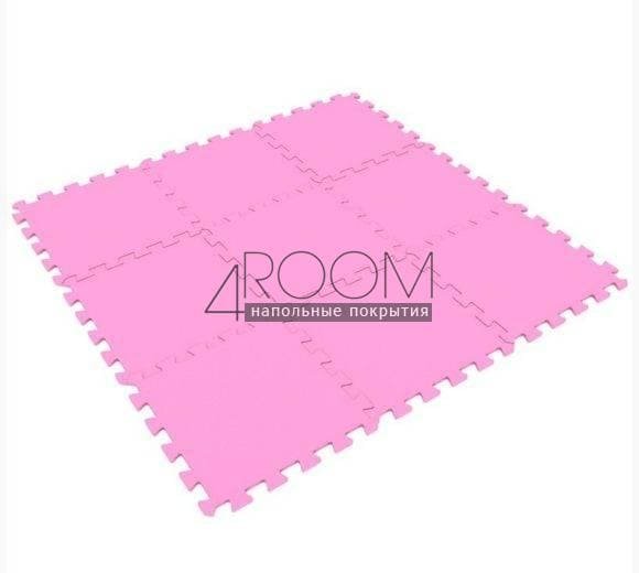 Мягкие полы Ekoprom Eco Cover Универсальный пол Розовый 33х33 см, 9 деталей