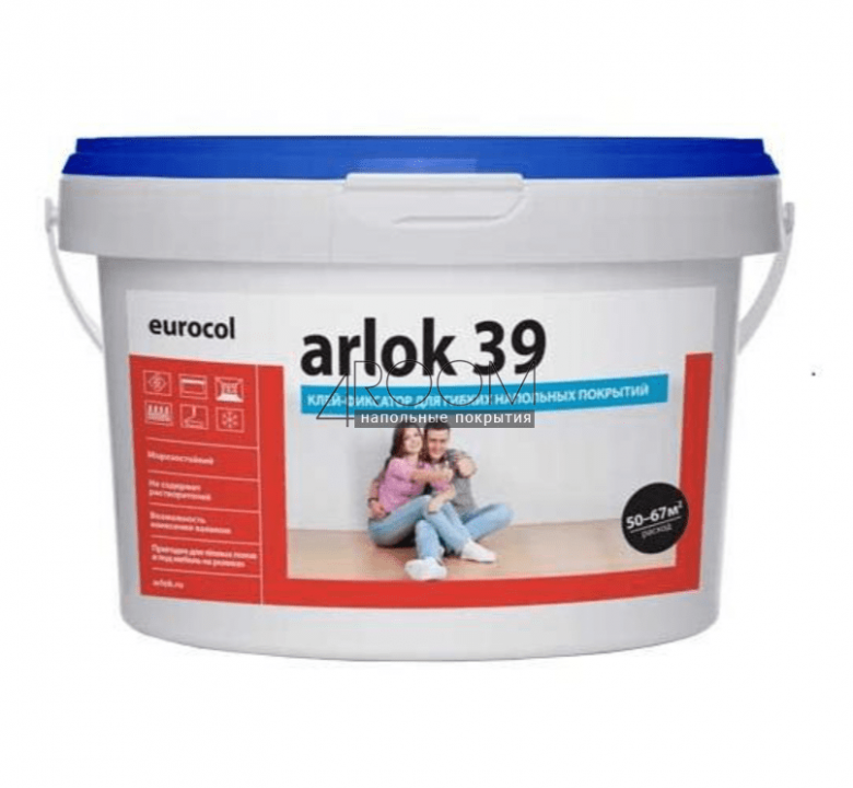 Клей фиксатор для гибких напольных покрытий  Arlok 39
