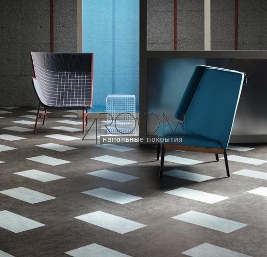 Натуральный линолеум Marmoleum Modular Marble (Мармолеум Модулар Марбл)t3139 lava