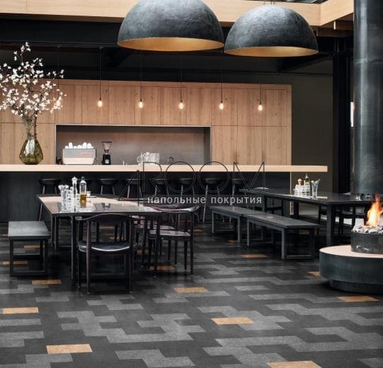 Натуральный линолеум Marmoleum Modular Marble (Мармолеум Модулар Марбл)t3048 graphite