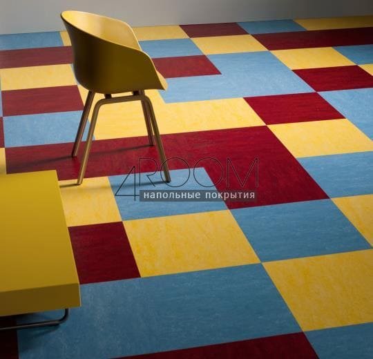 Натуральный линолеум Marmoleum Modular Colour (Мармолеум Модулар Колор) t3251 lemon zest