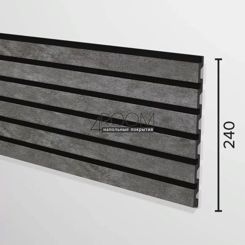 Цветная декоративная 3D панель из дюрополимера Decor-Dizayn 916-69 (240х13х3000мм)