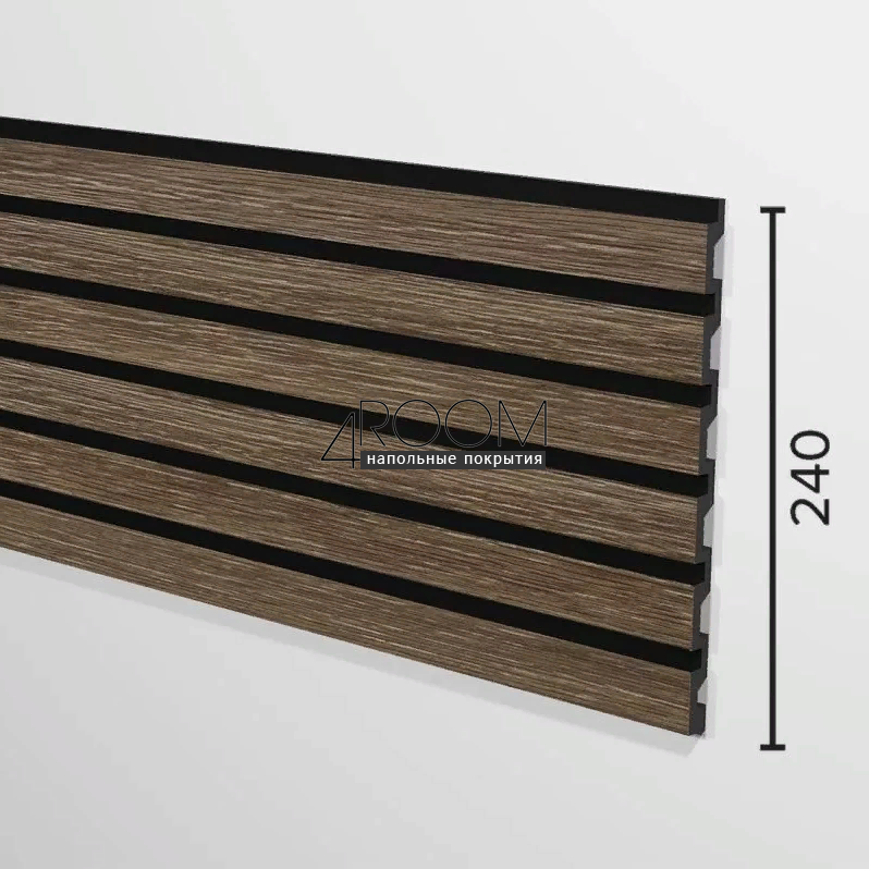 Цветная декоративная 3D панель из дюрополимера Decor-Dizayn 916-66SH (240х13х3000мм)