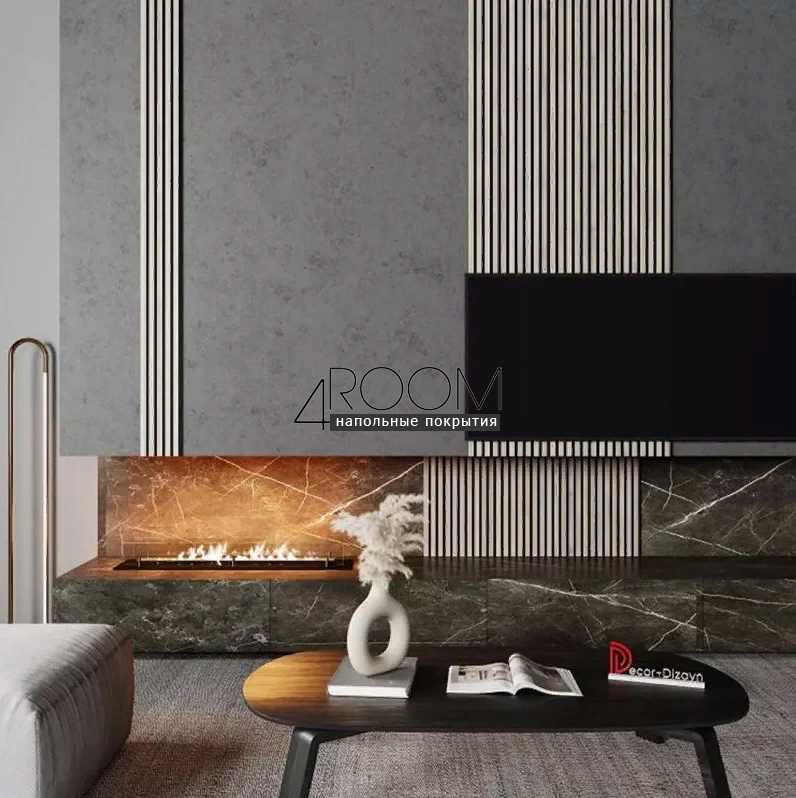 Цветная декоративная 3D панель из дюрополимера Decor-Dizayn 916-65SH (240х13х3000мм)