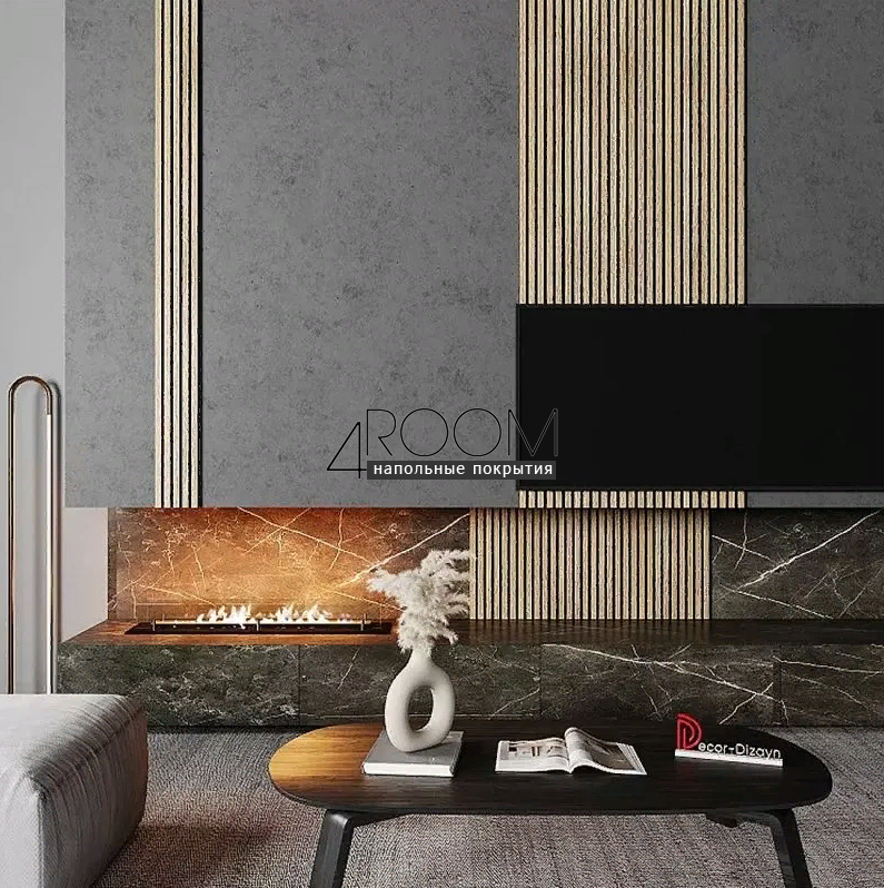 Цветная декоративная 3D панель из дюрополимера Decor-Dizayn 916-64SH (240х13х3000мм)