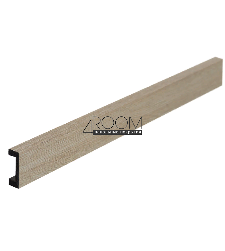 Декоративная цветная рейка - молдинг Decor-Dizayn 618-65SH, (40х15х3000мм)