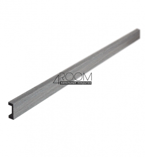Декоративная цветная рейка - молдинг Decor-Dizayn 618-80SH, (40х15х3000мм)