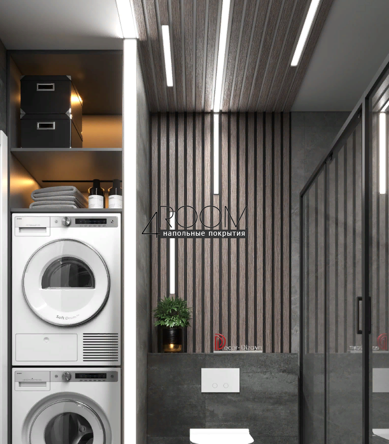 Декоративная цветная рейка - молдинг Decor-Dizayn 618-80SH, (40х15х3000мм)