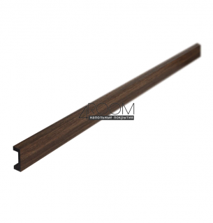 Декоративная цветная рейка - молдинг Decor-Dizayn 618-73SH, (40х15х3000мм)