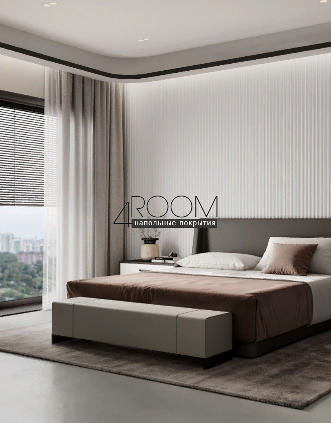 Стеновая 3D панель под покраску Bello Deco СП04/2,6, 200х10х2600мм