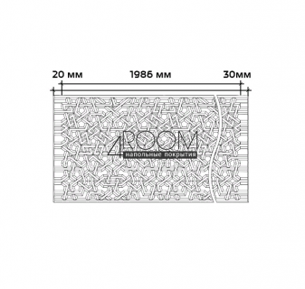 3D декоративная панель из полиуретана Европласт New Art Deco 1.51.518, 259х33х2040мм (под покраску)