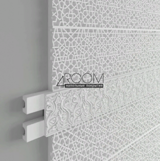 3D декоративная панель из полиуретана Европласт New Art Deco 1.59.001, 600х600х22мм (под покраску)