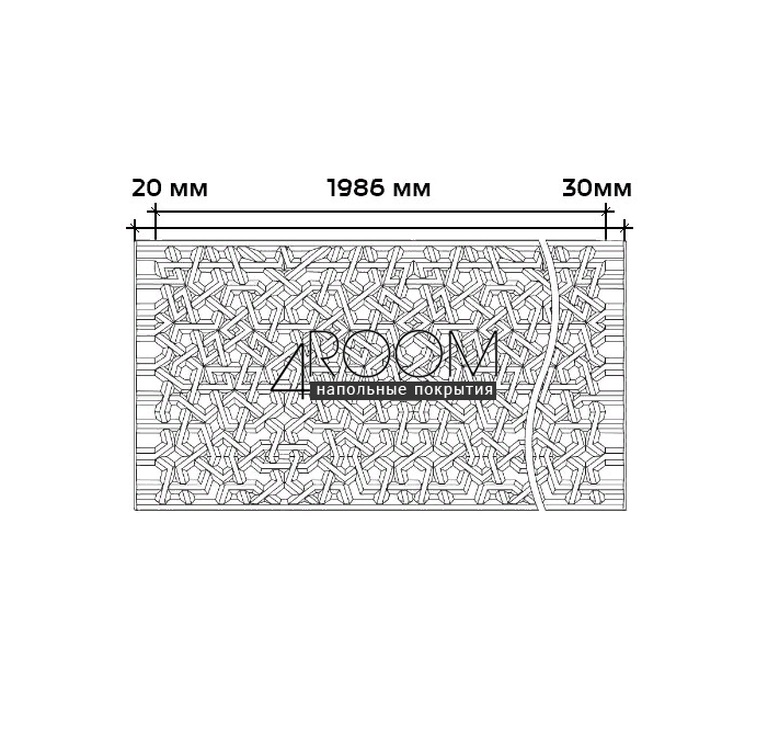 3D декоративная панель из полиуретана Европласт New Art Deco 1.51.518, 259х33х2040мм (под покраску)