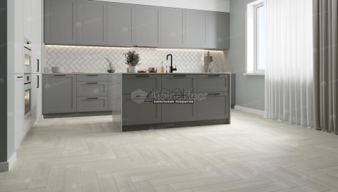 Кварц-виниловая, клеевая LVT плитка с фаской, Alpine Floor ECO 16-6 Зимний Лес, 590х118х2,5мм