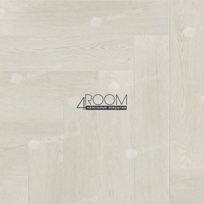 Кварц-виниловая, клеевая LVT плитка с фаской, Alpine Floor ECO 16-6 Зимний Лес, 590х118х2,5мм