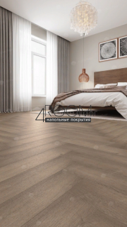 Кварц-виниловая, клеевая LVT плитка с фаской, Alpine Floor ECO 16-7 Дуб Насыщенный, 590х118х2,5мм