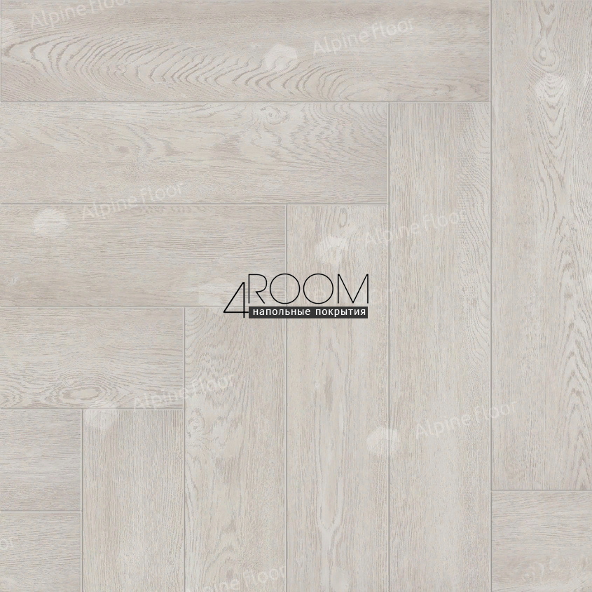 Кварц-виниловая, клеевая LVT плитка с фаской, Alpine Floor ECO 16-9 Голубой лес, 590х118х2,5мм