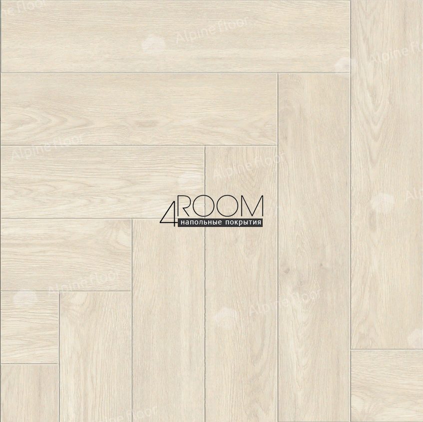 Кварц-виниловая, клеевая LVT плитка с фаской, Alpine Floor ECO 16-14 Дуб Адара, 590х118х2,5мм