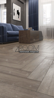 Кварц-виниловая, клеевая LVT плитка с фаской, Alpine Floor ECO 16-15 Дуб Исида, 590х118х2,5мм