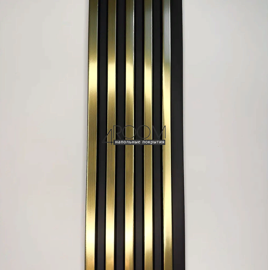 Стеновая 3D Панель Paolo Arte Konture, Kr208SP-3/2,7 "Золото", 122х12х2700мм