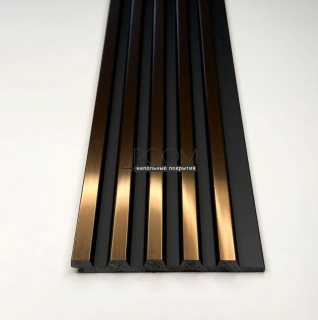 Стеновая 3D Панель Paolo Arte Konture, Kr208SP-1/2,7 Античная Бронза, 122х12х2700мм